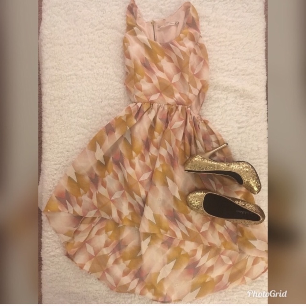 Chelsea & Violet Hi-Low Yellow Dress